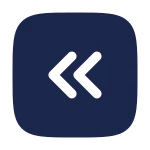 Square Double Alt Arrow Left SVG Icon